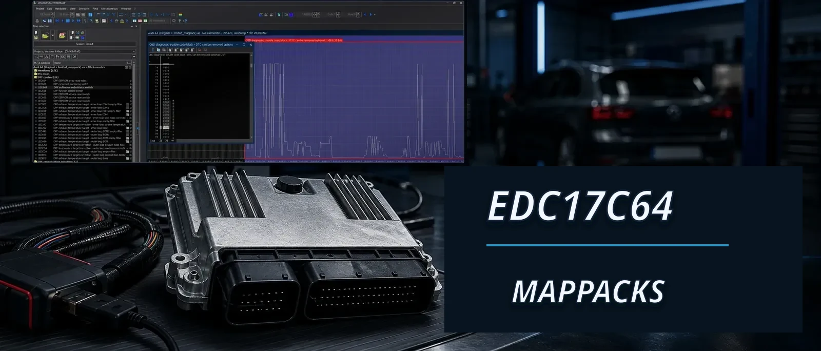 Bosch EDC17C64 Mappacks Now Available in Mappack Builder