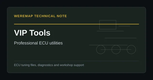 VIP Tools: Faster ECU Work for Priority Support Members